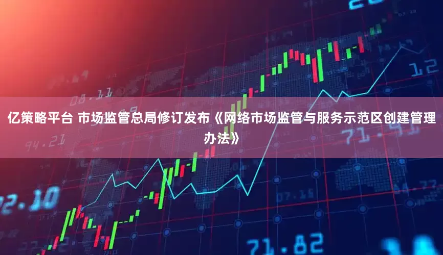 亿策略平台 市场监管总局修订发布《网络市场监管与服务示范区创建管理办法》
